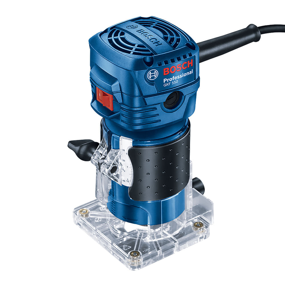 Tupia Bosch GKF 550 550W com 2 Pinças