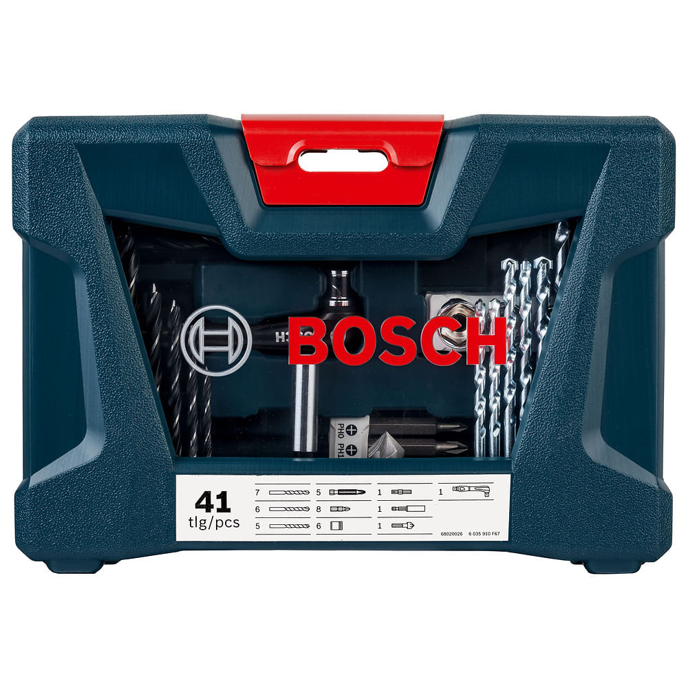 Kit de pontas e brocas Bosch V-Line 41 peças