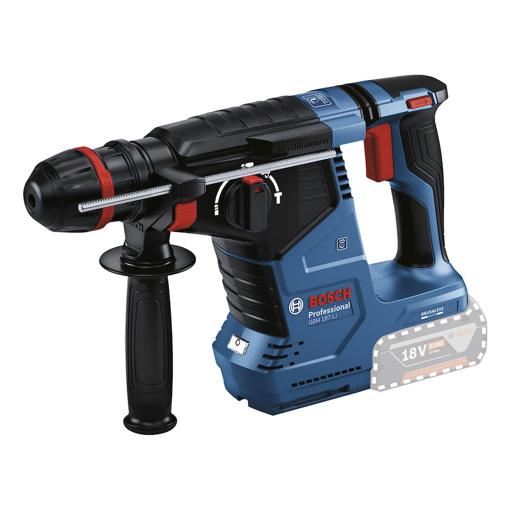 Martelete rompedor Bosch GBH 187-LI 18V Brushless Sem bateria
