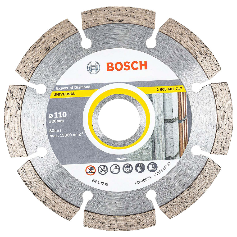 Disco diamantado segmentado Bosch Expert Universal 110x20x8mm