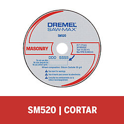 Dremel Disco De Corte Saw-Max Para Alvenaria (Modelo DSM520)