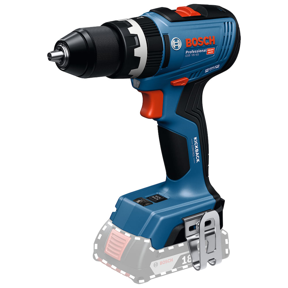 Parafusadeira Furadeira Impacto Bosch GSB 18V-65
