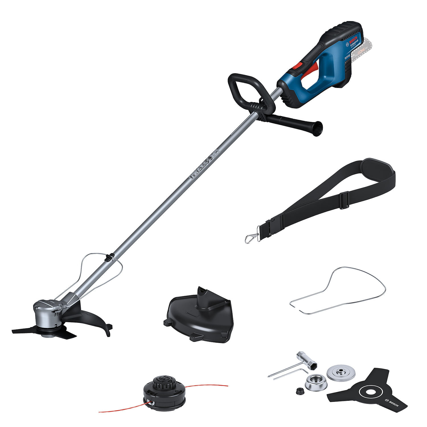 Roçadeira Bosch GFR 18V-23 Brushless Sem bateria