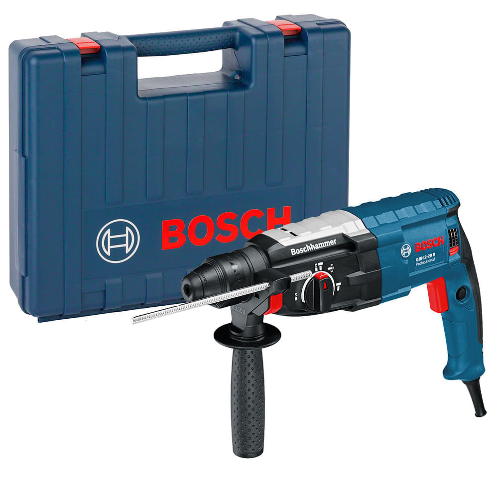 Martelete rompedor Bosch GBH 2-28 D 850W em maleta