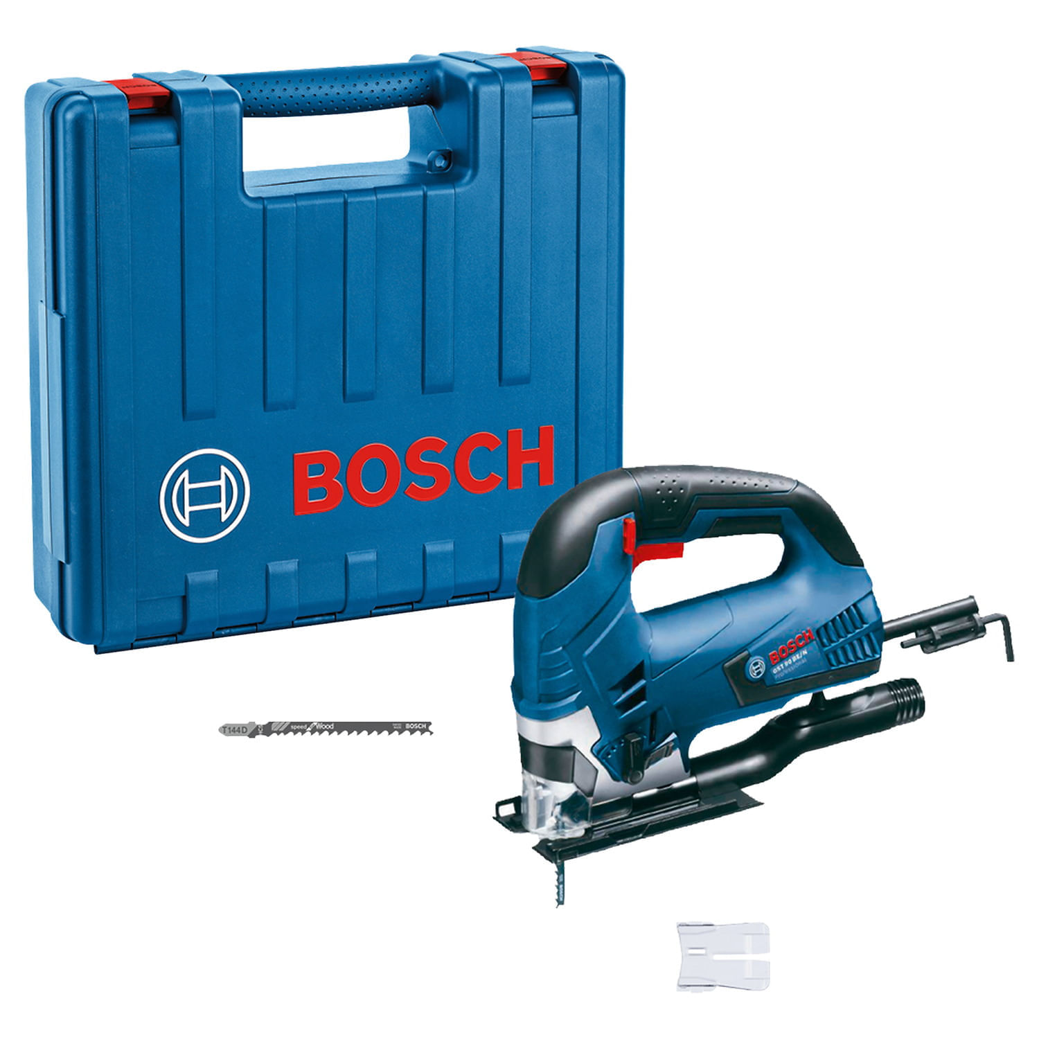 Serra Tico-Tico Bosch GST 90 BE 650W, 1 lâmina e maleta