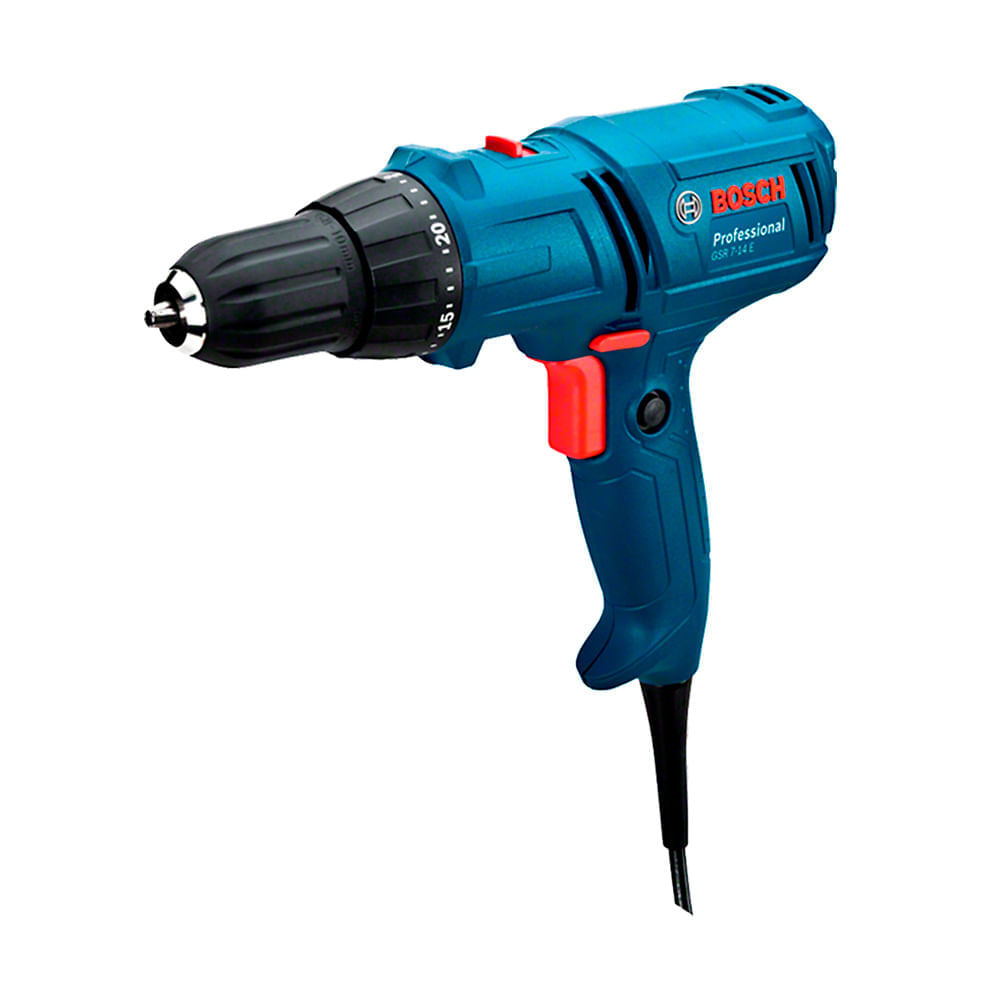 Parafusadeira e furadeira Bosch GSR 7-14 E 400W, cabo 4m
