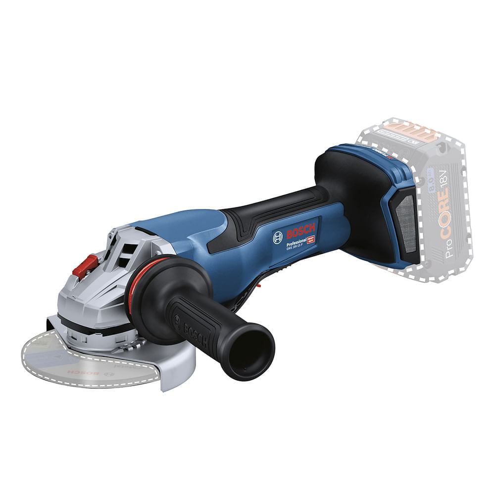 Esmerilhadeira angular Bosch GWS 18V-15 P Sem bateria