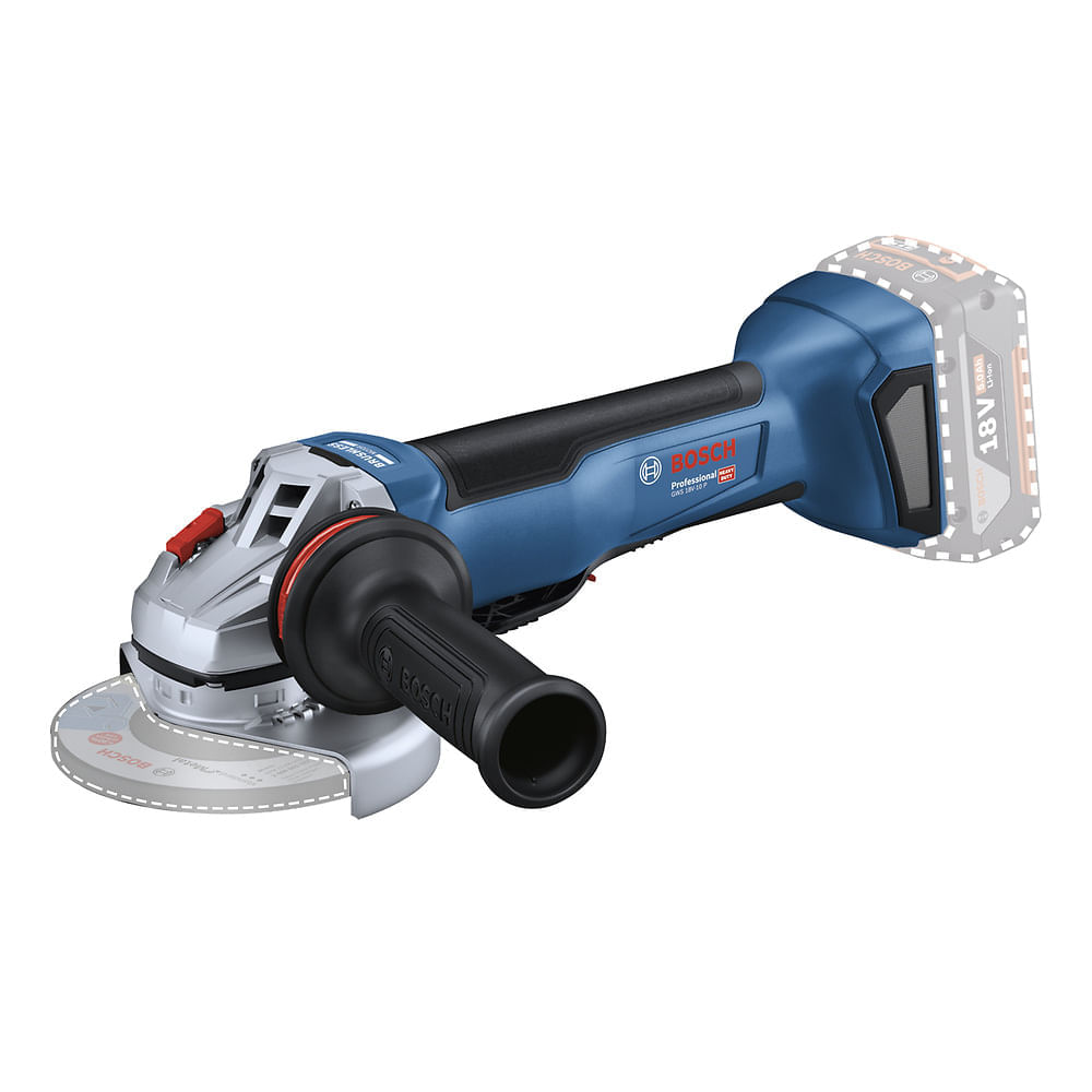 Esmerilhadeira angular Bosch GWS 18V-10 P Sem bateria