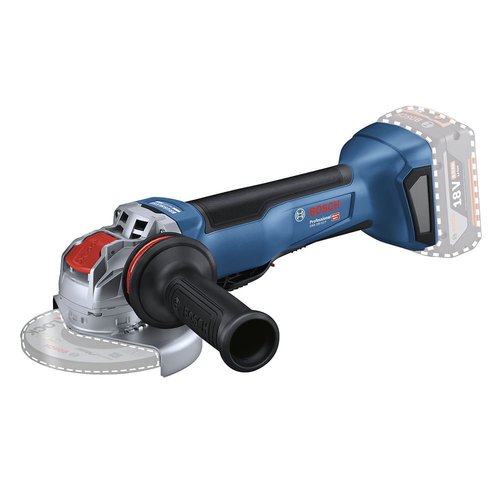 Esmerilhadeira angular Bosch GWX 18V-10 P Sem bateria