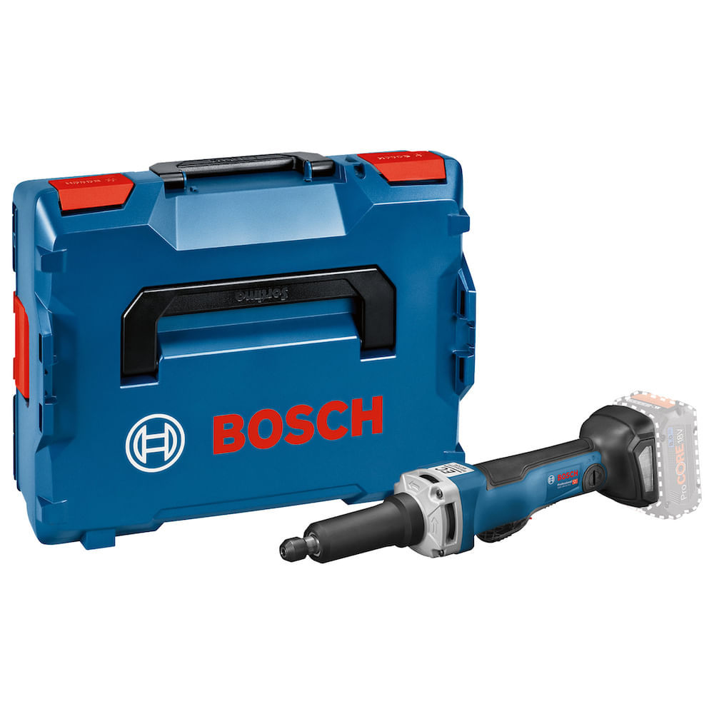 Retífica Bosch GGS 18V-23 PLC em maleta Sem bateria
