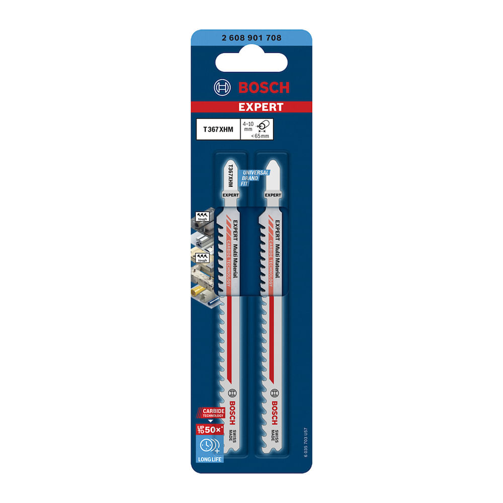 Lâmina serra ticotico Bosch EXPERT Multimaterial T367XHM 2pçs