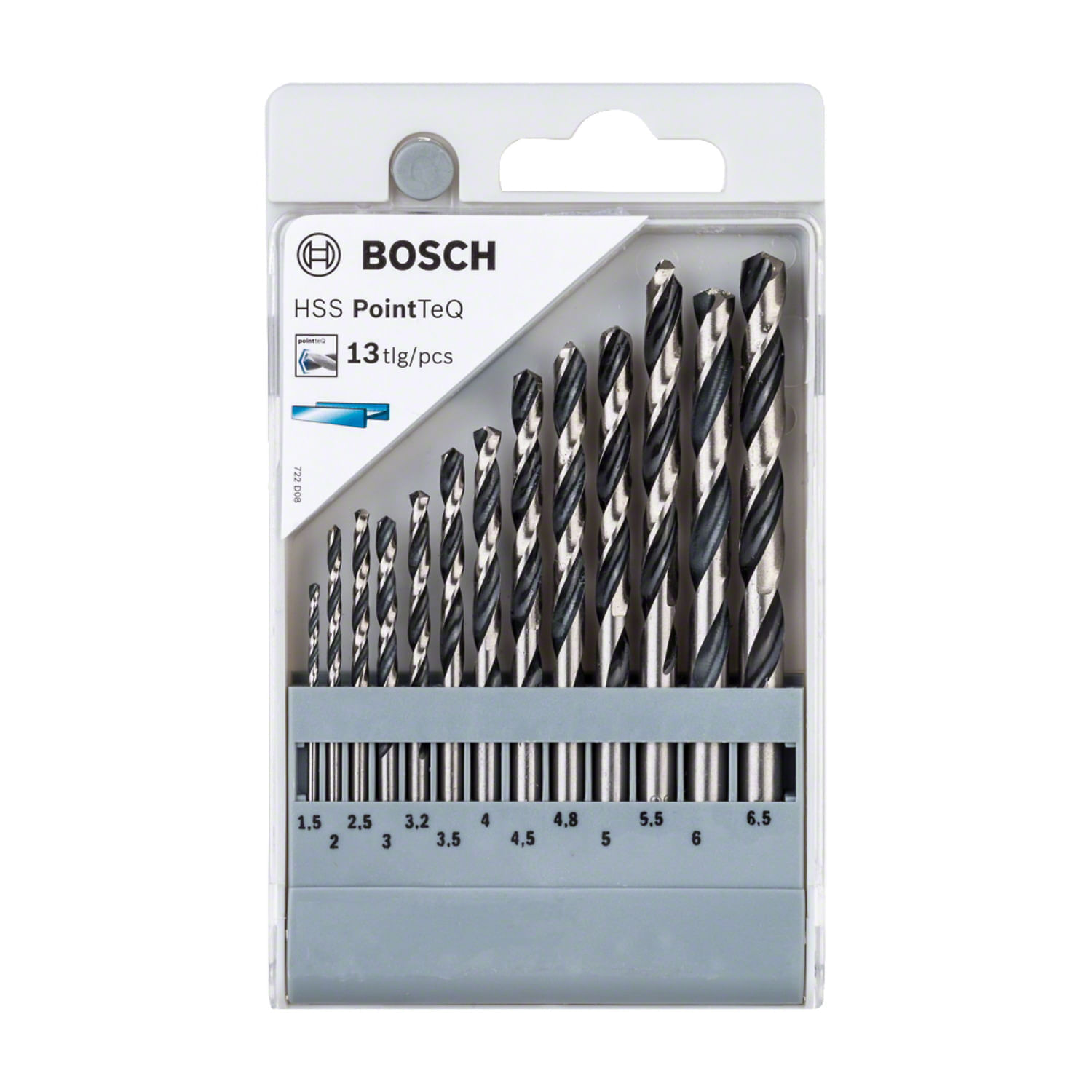 Broca para Metal Bosch HSS-PointTeQ 1,5-6,5mm 13U