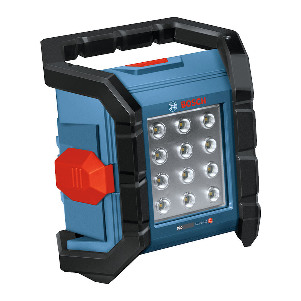 Refletor LED a bateria Bosch GLI 18V-1500 sem bateria